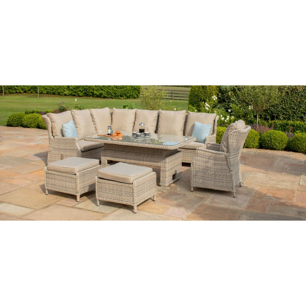 cotswold reclining corner dining set