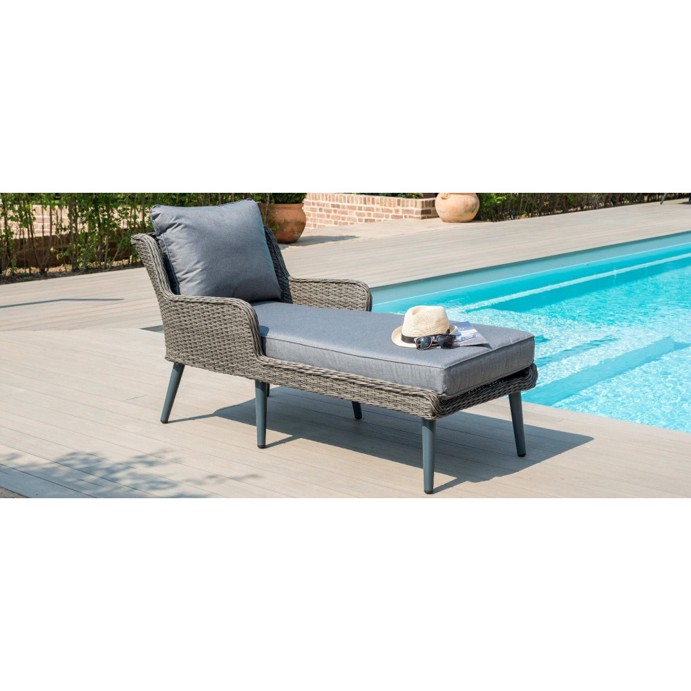 maze rattan florence sun lounger