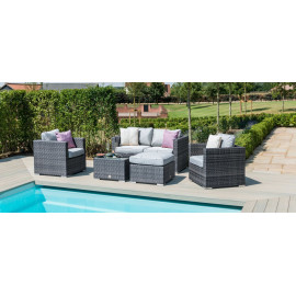 maze rattan georgia 2 seat sofa set