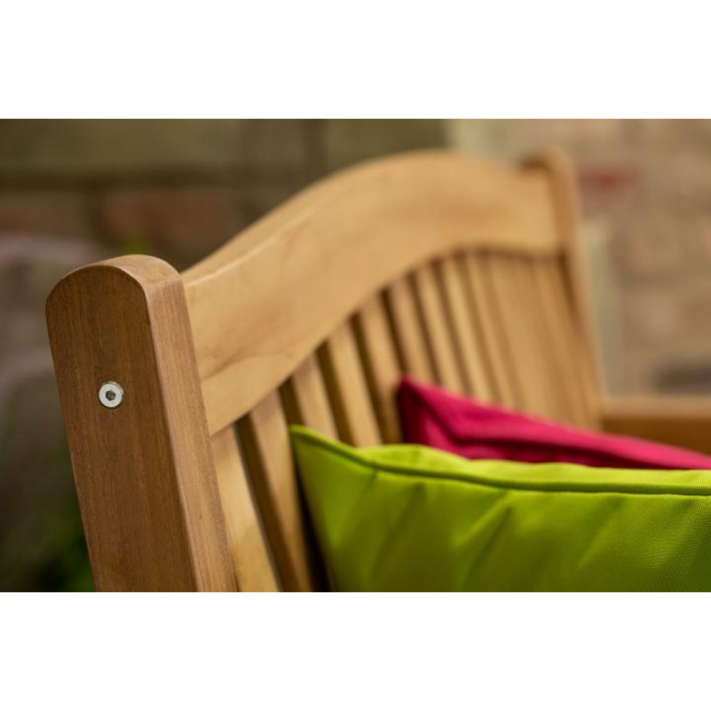 Kingsbury teak store garden bench